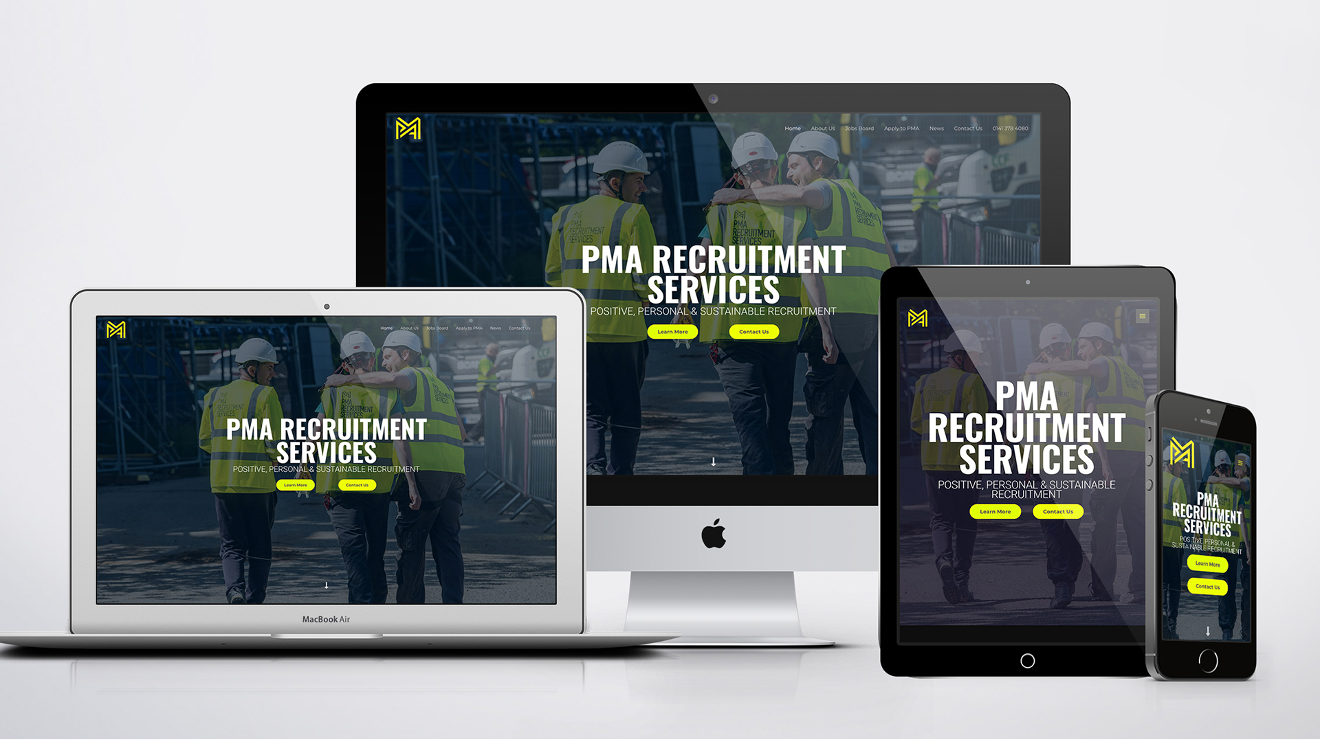 PMA Recruitment Services Website Design