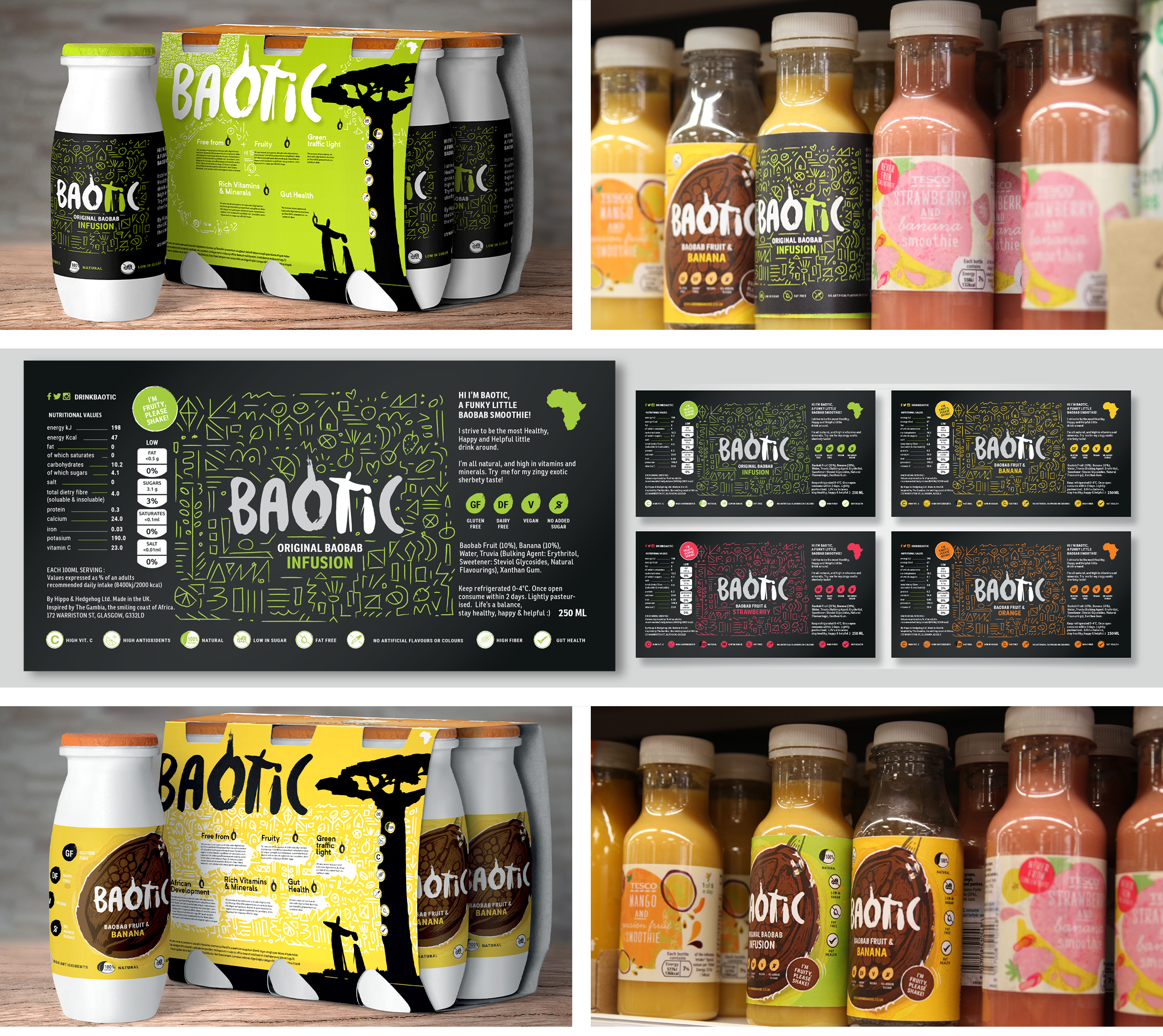  Drink-Baotic, Evocative Packaging Design, Development Images