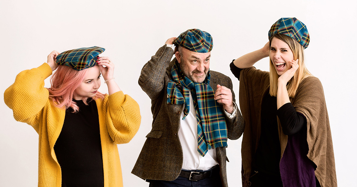 ’Tartan Hats’ Great pic of the great folks from Young Enterprise Scotland